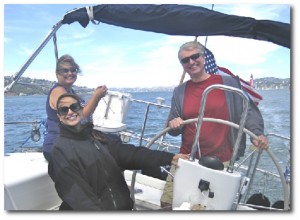 Andy sailing San Francisco